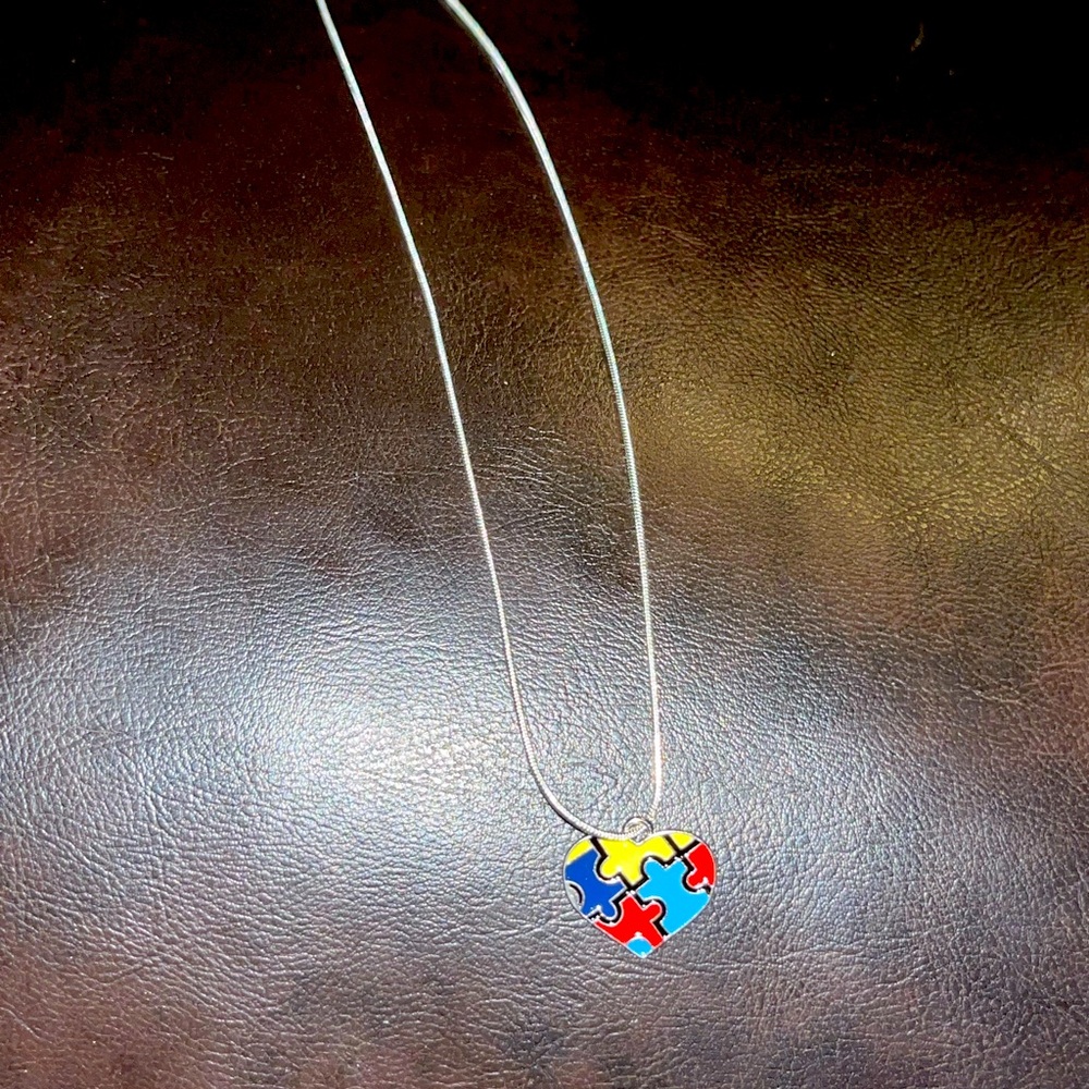 NWT AUTISM AWARENESS NECKLACE